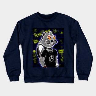 Mutant Rabbit glow in the dark Crewneck Sweatshirt